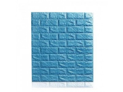 ورق جدران لاصق ذاتي لون أزرق  