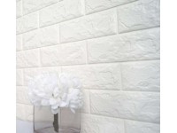 ورق جدران لاصق ذاتي لون أبيض