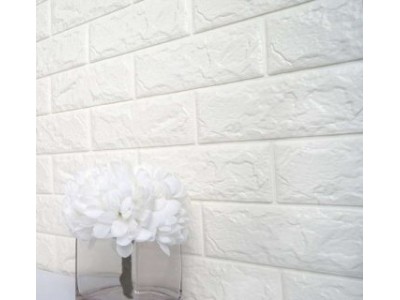 ورق جدران لاصق ذاتي لون أبيض