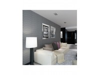 ورق جدران لاصق ذاتي لون رمادي  